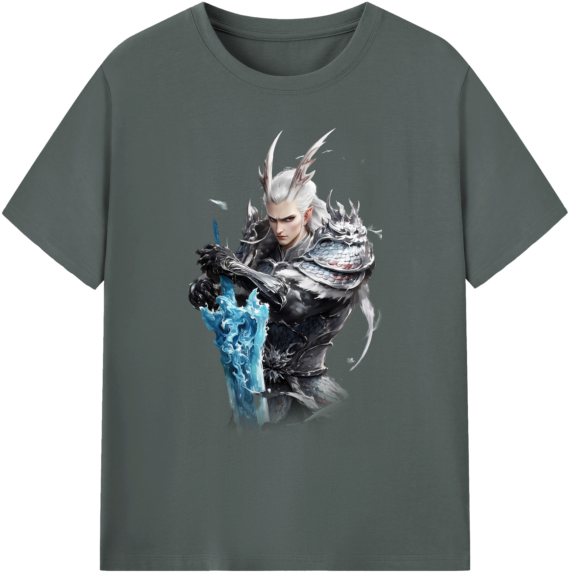 （画像用） Ne Zha 2 ナタ 魔童の大暴れ 綿100％ メンズ半袖Tシャツ｜肌触りやわらか＆通気性